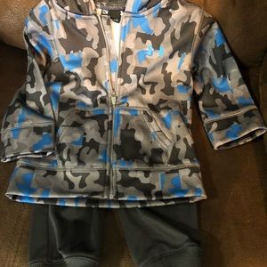 Baby boy Under Armour ZIP Hoodie & Pants Set